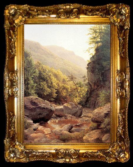 framed  Peale, Harriet Cany View in the Kaaterskill Cove, ta009-2